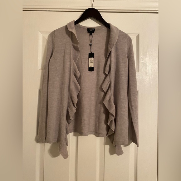 Talbots Sweaters - Talbots Women’s Petite Small Light Cardigan. Open. Merino Wool. NWT. Long Sleeve